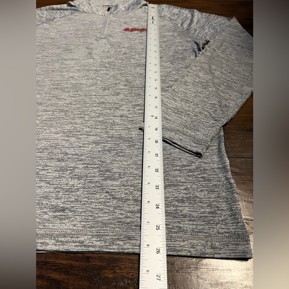 NFL San Francisco 49ers 1/4 Zip Lightweight Pullover Sweater Men Medium Gray - Picture 4 of 7